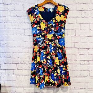 Anthropologie Plenty by Tracy Reese Floral Cap Sleeve‎ Dress Size 8